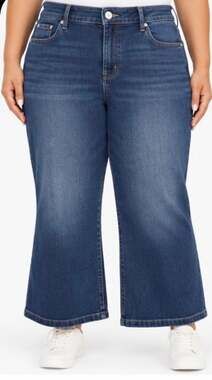 SPANX EveryWear Kick Flare Jeans 2X Petite Dark Wash Shaping Denim NWT